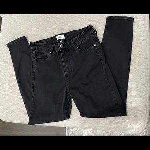 Pistola Arianna high rise skinny jeans in black size 30